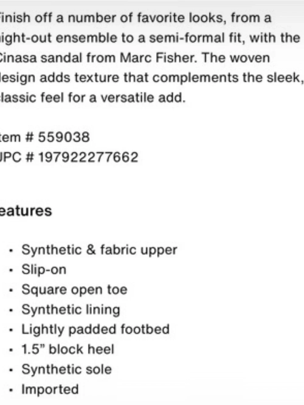Marc Fisher Beige Woven Strap Block Heel Slides
